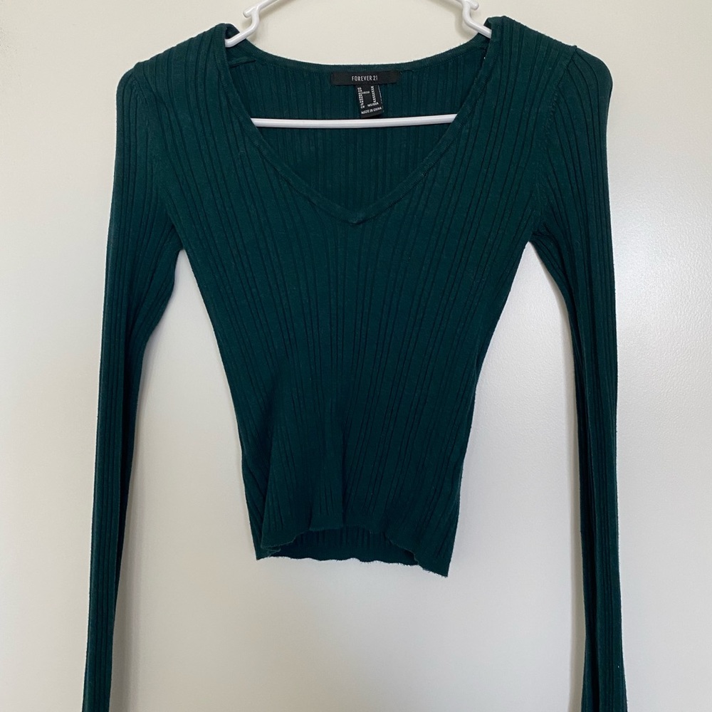Forest green top